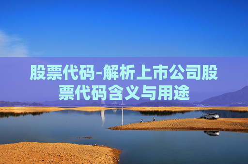 股票代码-解析上市公司股票代码含义与用途