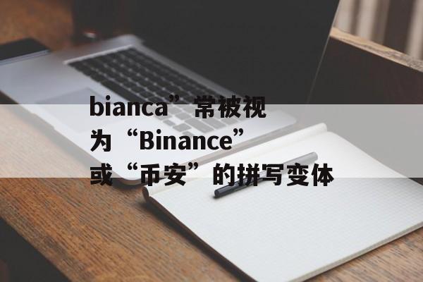 bianca”常被视为“Binance”或“币安”的拼写变体
